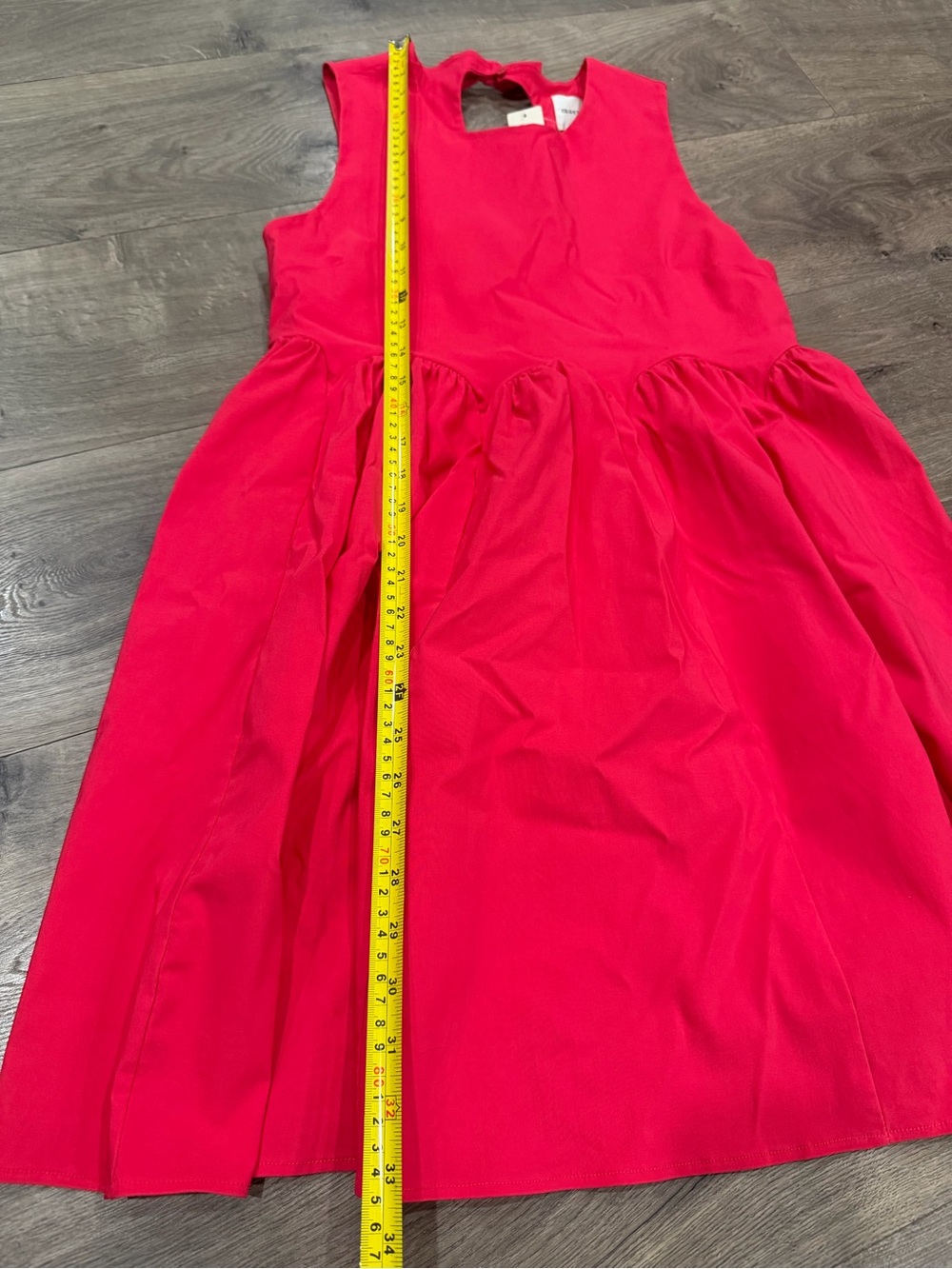 NWT $148 Maeve Anthropologie Size Medium Pink Empire Waist Babydoll Mini Dress - Picture 4 of 5